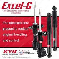 Front + Rear KYB EXCEL-G Shock Absorbers for RENAULT Master X62 DT4 RWD All