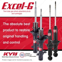 Front + Rear KYB EXCEL-G Shock Absorbers for ROVER 25 16K 1.6 I4 FWD Hatch 03-06