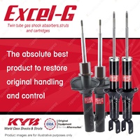 Front + Rear KYB EXCEL-G Shock Absorbers for ROVER 416 D16A3 1.6 I4 FWD Sedan