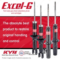 Front + Rear KYB EXCEL-G Shock Absorbers for ROVER 416 16K4F 1.6 I4 FWD Hatch