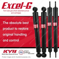 Front + Rear KYB EXCEL-G Shock Absorbers for SAAB 99 I4 FWD Sedan