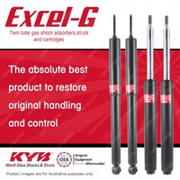 Front + Rear KYB EXCEL-G Shock Absorbers for SAAB 9-3 YS3D I4 FWD All Styles