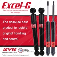 Front + Rear KYB EXCEL-G Shock Absorbers for SMART City Coupe 15 0.7 RWD Coupe