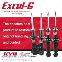 Front + Rear KYB EXCEL-G Shock Absorbers for SUBARU BRZ ZC6 FA20D 2.0 RWD Coupe