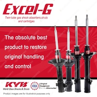 Front + Rear KYB EXCEL-G Shock Absorbers for SUBARU Forester SF5 F4 4WD Wagon