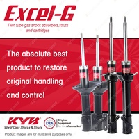 Front + Rear KYB EXCEL-G Shock Absorbers for SUBARU Forester SG9 X, XS EJ251 2.5