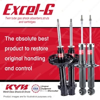 Front + Rear KYB EXCEL-G Shock Absorbers for SUBARU Forester SH9 Wagon AWD