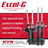 Front + Rear KYB EXCEL-G Shock Absorbers for SUBARU Impreza GC3 5 7 GF3 5 7 FWD