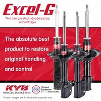 Front + Rear KYB EXCEL-G Shock Absorbers for SUBARU Impreza GC6 8 GF4 6 F4 AWD