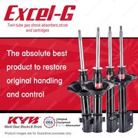 Front + Rear KYB EXCEL-G Shock Absorbers for SUBARU Impreza GC8 GF8 F4 AWD