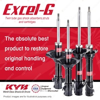 Front + Rear KYB EXCEL-G Shock Absorbers for SUBARU Impreza GG9 GGA F4 AWD Wagon