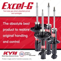 Front + Rear KYB EXCEL-G Shock Absorbers for SUBARU Impreza GH7 EJ204 2.0 F4 AWD