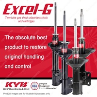 Front + Rear KYB EXCEL-G Shock Absorbers for SUBARU Liberty BC7 BFB F4 AWD 90-94