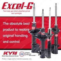 Front + Rear KYB EXCEL-G Shock Absorbers for SUBARU Liberty BD9 BG9 F4 AWD 96-98