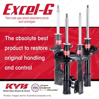 Front + Rear KYB EXCEL-G Shock Absorbers for SUZUKI Baleno GC31 GC41 I4 FWD