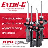 Front + Rear KYB EXCEL-G Shock Absorbers for SUZUKI Liana RA51 RC51 I4 FWD