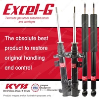 Front + Rear KYB EXCEL-G Shock Absorbers for SUZUKI Swift FZ K14B 1.4 FWD Hatch