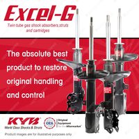 Front + Rear KYB EXCEL-G Shock Absorbers for TOYOTA Aurion GSV40R Sportivo 3.5