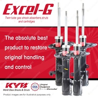 Front + Rear KYB EXCEL-G Shock Absorbers for TOYOTA Aurion GSV50R Sportivo 3.5