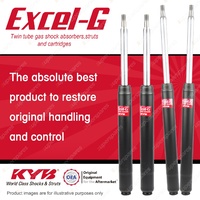 Front + Rear KYB EXCEL-G Shock Absorbers for TOYOTA Camry VZV21R 2VZFE 2.5 V6