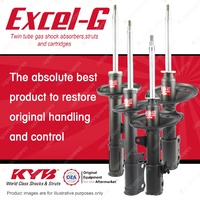 Front + Rear KYB EXCEL-G Shock Absorbers for TOYOTA Camry ACV36R MCV36R Sedan