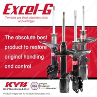 Front + Rear KYB EXCEL-G Shock Absorbers for TOYOTA Camry ACV40R Sportivo 2.4 I4