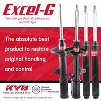 Front + Rear KYB EXCEL-G Shock Absorbers for TOYOTA Celica ST184R 5SFE 2.2 FWD