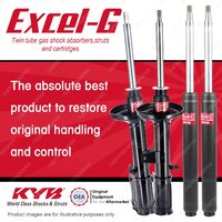 Front + Rear KYB EXCEL-G Shock Absorbers for TOYOTA Celica ST204R 5SFE 2.2 FWD