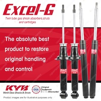 Front + Rear KYB EXCEL-G Shock Absorbers for TOYOTA Chaser GX81 1GGE 2.0 Sedan