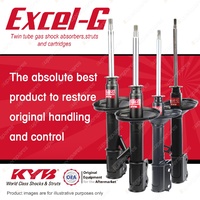 Front + Rear KYB EXCEL-G Shock Absorbers for TOYOTA Corolla AE80 AE82 I4 RWD