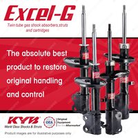 Front + Rear KYB EXCEL-G Shock Absorbers for TOYOTA Corolla AE112R 7AFE 1.8 I4