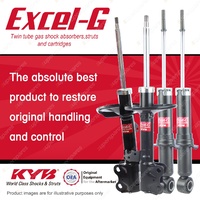 Front + Rear KYB EXCEL-G Shock Absorbers for TOYOTA Corolla ZZE122R 1ZZFE 1.8 I4