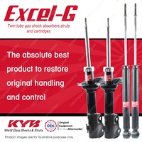 Front + Rear KYB EXCEL-G Shock Absorbers for TOYOTA Echo NCP10R NCP12R NCP13R