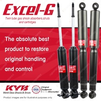 Front + Rear KYB EXCEL-G Shock Absorbers for TOYOTA Hilux RN20 12R 1.6 I4 RWD