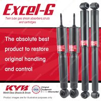 Front + Rear KYB EXCEL-G Shock Absorbers for TOYOTA Hilux LN167 LN172 4WD