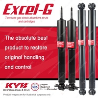 Front + Rear KYB EXCEL-G Shock Absorbers for TOYOTA Hilux RN85 RN90 I4 RWD