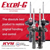 Front + Rear KYB EXCEL-G Shock Absorbers for TOYOTA Kluger MCU28R 3.3 V6 AWD