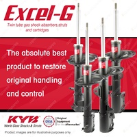 Front + Rear KYB EXCEL-G Shock Absorbers for TOYOTA Kluger GSU40R 3.5 V6 10-14