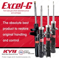 Front + Rear KYB EXCEL-G Shock Absorbers for TOYOTA MR2 ZZW30R Spyder 1ZZFE 1.8