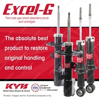 Front + Rear KYB EXCEL-G Shock Absorbers for TOYOTA Prius NHW20R Hybrid 1.5 I4