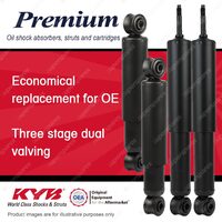 Front + Rear KYB PREMIUM Shock Absorbers for VOLKSWAGEN Beetle Type 1 1600 1.6