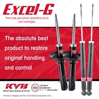 Front + Rear KYB EXCEL-G Shock Absorbers for VOLKSWAGEN Beetle 1Y 9C FWD