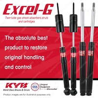 Front + Rear KYB EXCEL-G Shock Absorbers for VOLKSWAGEN Golf MkI 1.6 FWD Hatch