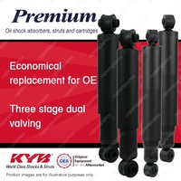 Front + Rear KYB PREMIUM Shock Absorbers for VOLKSWAGEN Kombi T2 I4 RWD Van