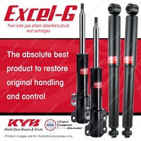 Front + Rear KYB EXCEL-G Shock Absorbers for VOLKSWAGEN LT46 2D RWD 1600kg