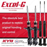 Front + Rear KYB EXCEL-G Shock Absorbers for VOLKSWAGEN Passat 3A I4 FWD Sedan