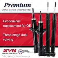 Front + Rear KYB PREMIUM Shock Absorbers for VOLKSWAGEN Passat 3A I4 V6 Sedan