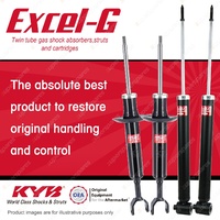 Front + Rear KYB EXCEL-G Shock Absorbers for VOLKSWAGEN Passat 3B I4 FWD Sedan