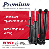 4 Front + Rear KYB Premium Strut Shock Absorbers for Daihatsu Mira L200S