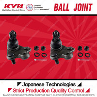 2 x KYB Front Lower Ball Joints for Toyota Corolla ZRE172 1.8L 12/2013-2024